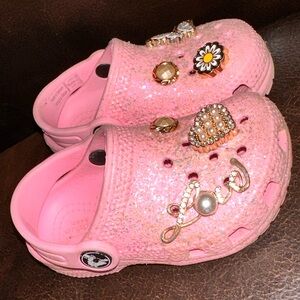 Classic Crocs Glitter Pink Toddler